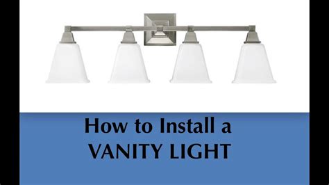 youtube vanity light installation